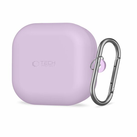 TechProtection Silicone Galaxy Buds 4 / Galaxy Buds 4 Pro hoesje lavender