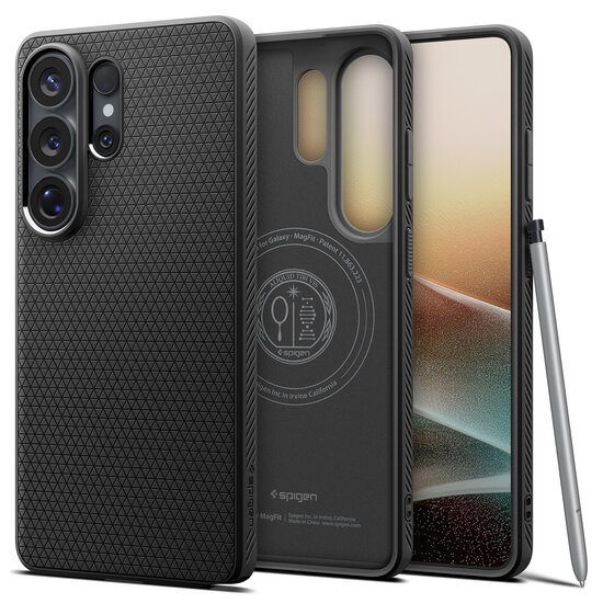 Spigen Liquid Air MagSafe Galaxy S26 Ultra&nbsp;hoesje zwart
