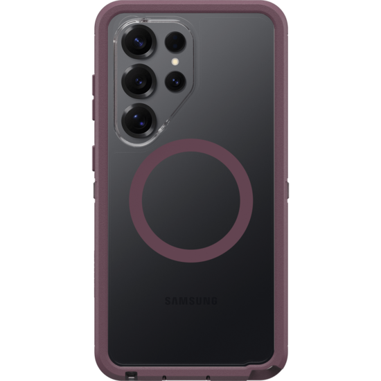 Otterbox Defender Pro XT MagSafe Galaxy S26 Ultra hoesje transparant paars