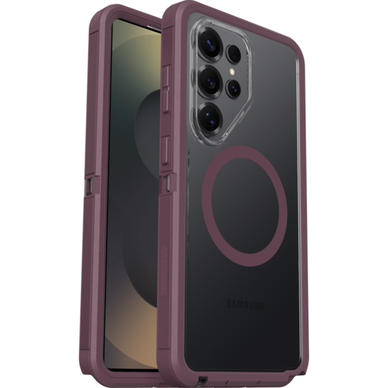 Otterbox Defender Pro XT MagSafe Galaxy S26 Ultra hoesje transparant paars