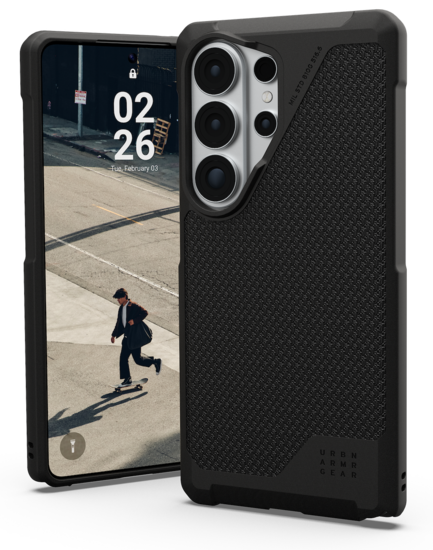 UAG Metropolis LT MagSafe Galaxy S26 Ultra hoesje kevlar zwart