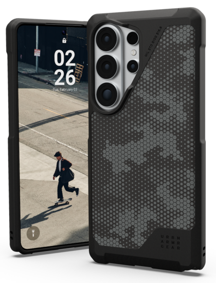 UAG Metropolis LT MagSafe Galaxy S26 Ultra hoesje camo grijs