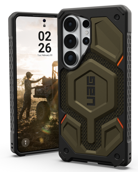 UAG Monarch Pro Galaxy S26 Ultra hoesje kevlar groen