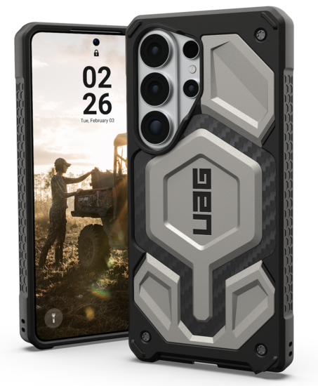 UAG Monarch Pro Galaxy S26 Ultra hoesje titanium