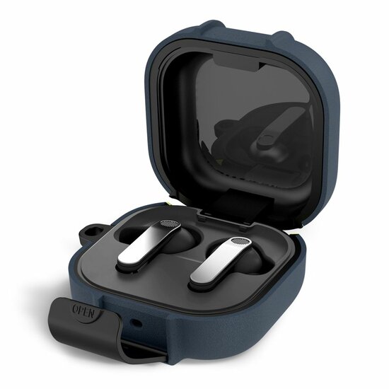 TechProtection Slim Hook Galaxy Buds 4 Pro hoesje blauw