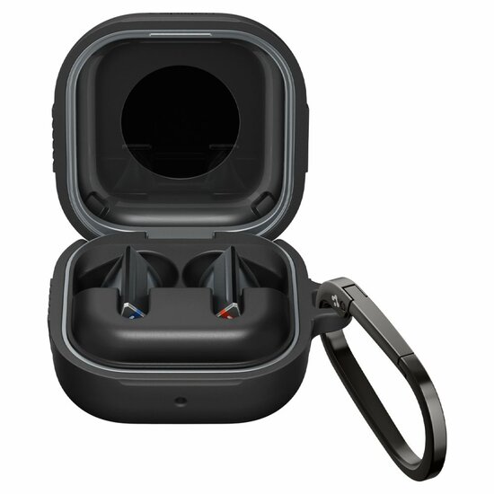 Spigen Rugged Armor Galaxy Buds 4 Pro / Galaxy Buds 4 hoesje zwart