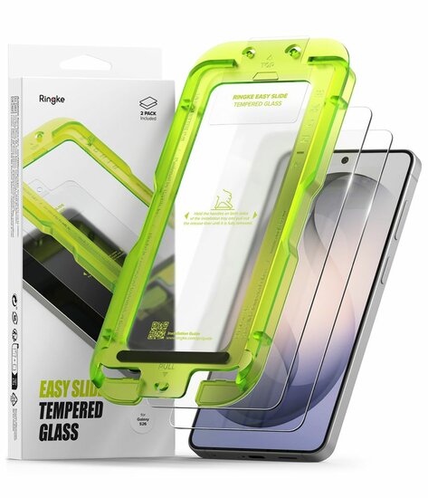 Ringke Easy Slide Galaxy S26+ Plus glazen screenprotector 2 pack