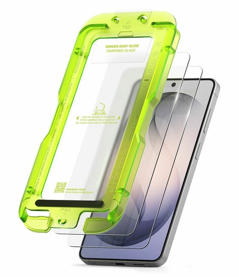Ringke Easy Slide Galaxy S26+ Plus glazen screenprotector 2 pack