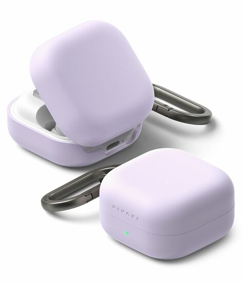 Ringke Silicone Galaxy Buds 4 / Galaxy Buds 4 Pro hoesje lavender