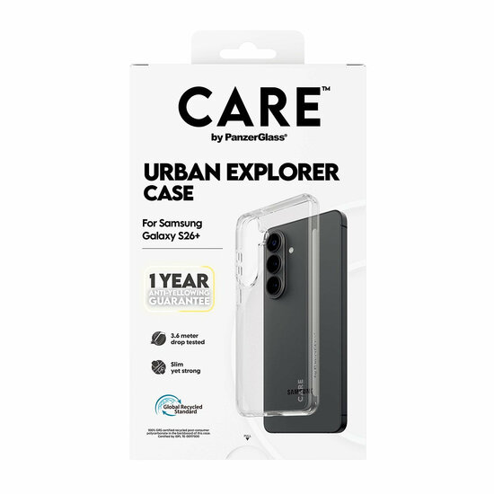 PanzerGlass CARE Urban Explorer Galaxy S26+ Plus hoesje transparant