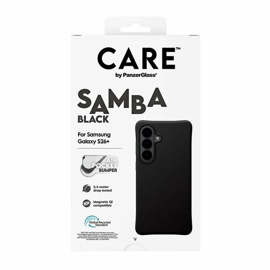 PanzerGlass CARE Samba MagSafe Galaxy S26+ Plus hoesje zwart