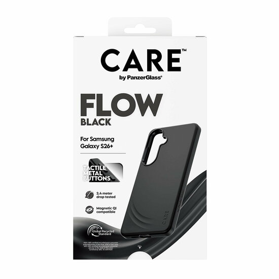 PanzerGlass CARE FLOW MagSafe Galaxy S26+ Plus hoesje zwart