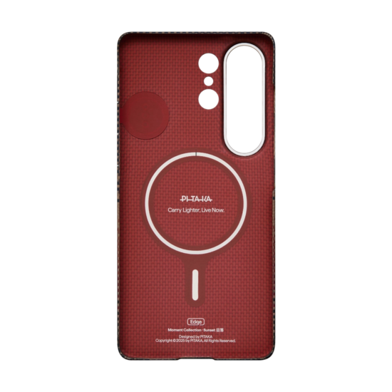 Pitaka Edge MagSafe Galaxy S26 Ultra hoesje sunset