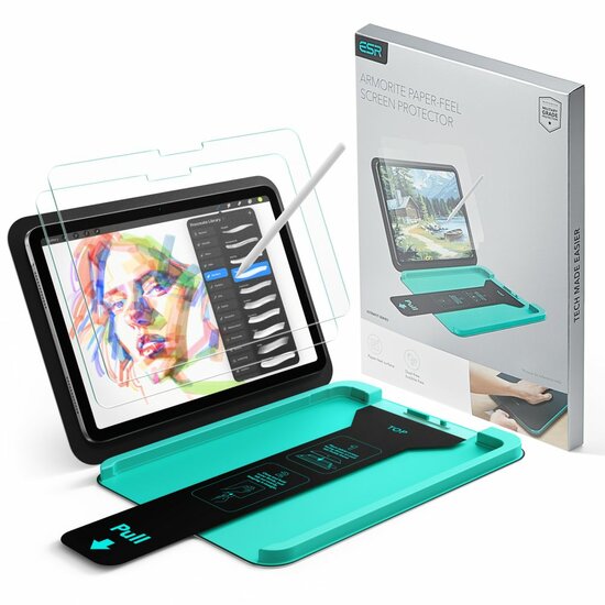 ESR Paper Feel iPad Air 13 inch screenprotector 2 pack