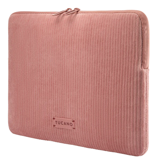 Tucano Velluto MacBook 13 inch sleeve roze