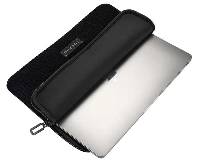 Tucano Velluto MacBook Pro 16 inch&nbsp;sleeve zwart