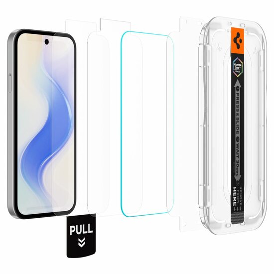 Spigen GlastR EZ Fit Google Pixel 10a glazen screenprotector 2 pack