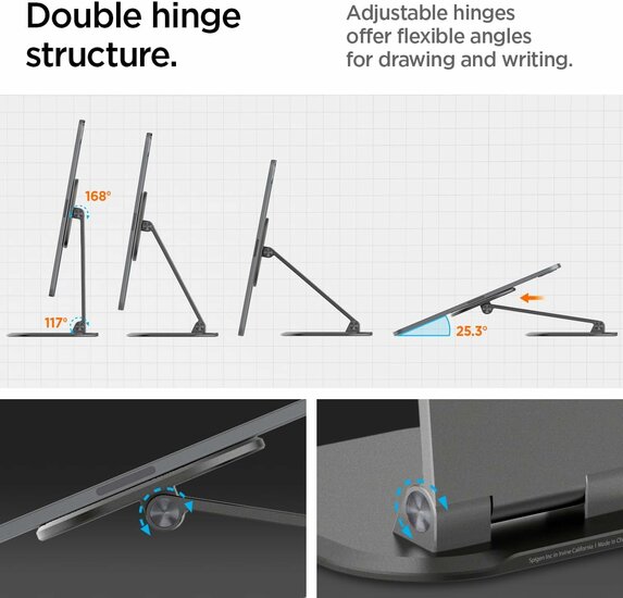 Spigen OneTap Easel iPad houder en stand
