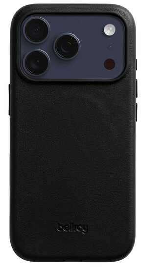 Bellroy leather iPhone 17 Pro hoesje zwart