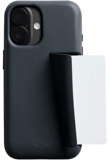 Bellroy Card iPhone 17 wallet hoesje navy