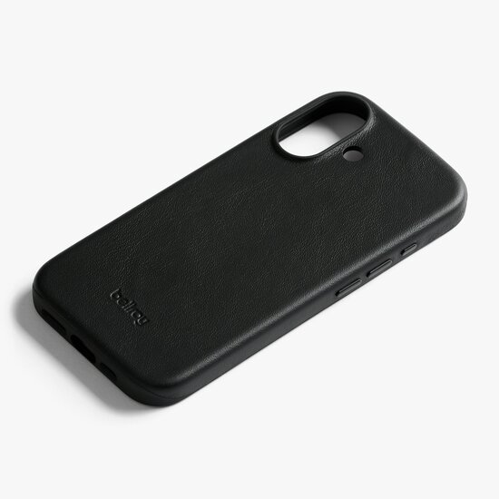 Bellroy leather iPhone 17 hoesje zwart