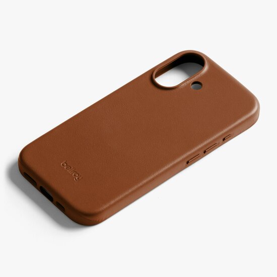 Bellroy leather iPhone 17 hoesje bruin