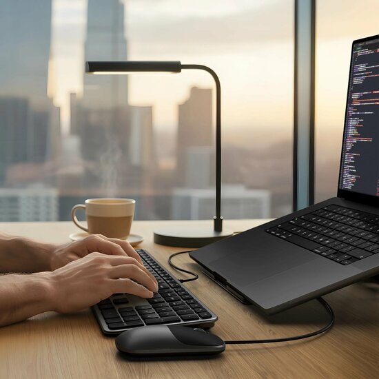 Satechi Slim LX3 bedraad USB-C toetsenbord zwart