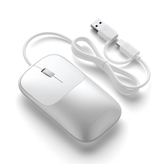Satechi Slim LX bedrade USB-C muis zilver
