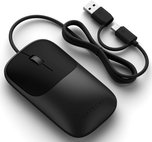 Satechi Slim LX bedrade USB-C muis zwart