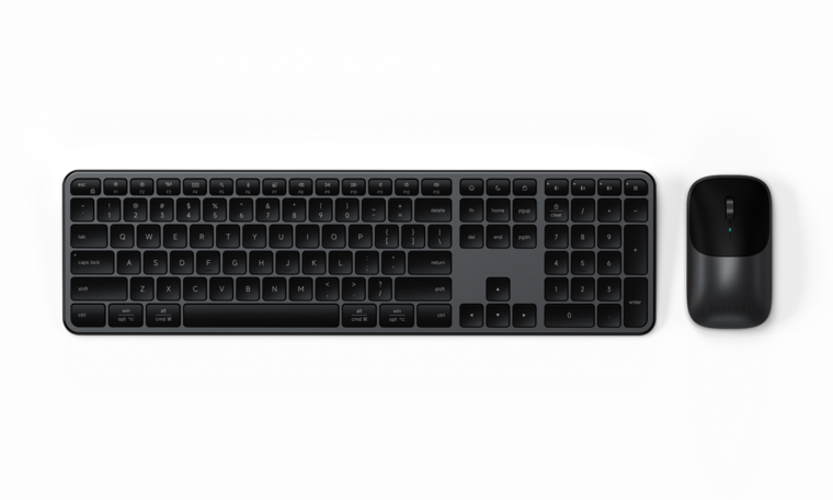 Satechi Slim CEX3 draadloze toetsenbord en muis combo zwart