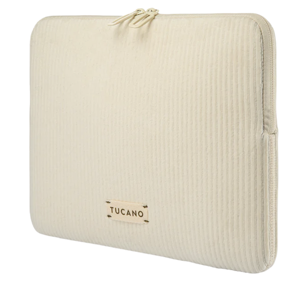 Tucano Velluto MacBook 13 inch sleeve beige