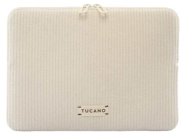 Tucano Velluto MacBook 13 inch sleeve beige