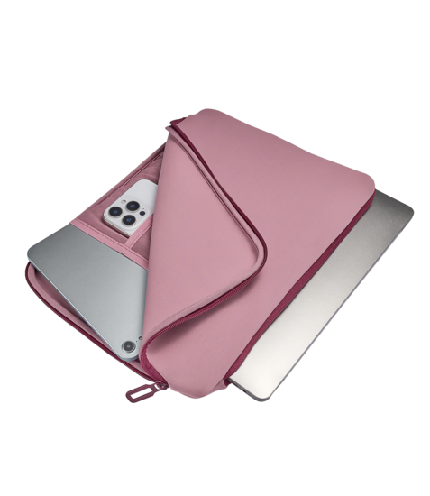 Tucano Doppio MacBook 13 inch sleeve roze