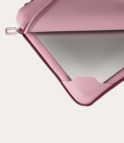 Tucano Doppio MacBook 13 inch sleeve roze