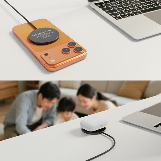 TechProtection Qi2.2 MagSafe 25 watt oplader zwart