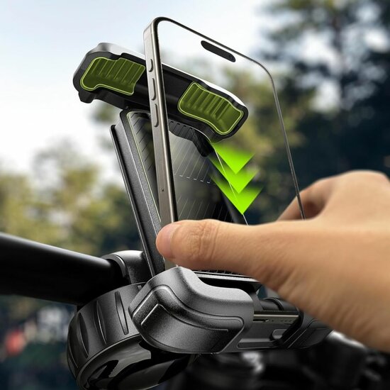 TechProtection V6 universele fiets en motorfiets telefoonhouder