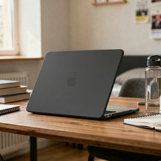 TechProtection Smart MacBook Neo 13 inch hardshell zwart