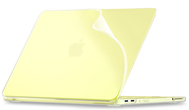 TechProtection Soft MacBook Neo 13 inch hardshell transparant