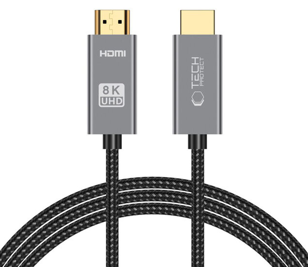 TechProtection&nbsp;HDMI kabel 2.1 4K 120 Hz / 8K 60 Hz 100 centimeter