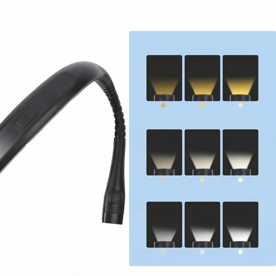 TechProtection nek leeslamp voor tablet, e-reader of boeken