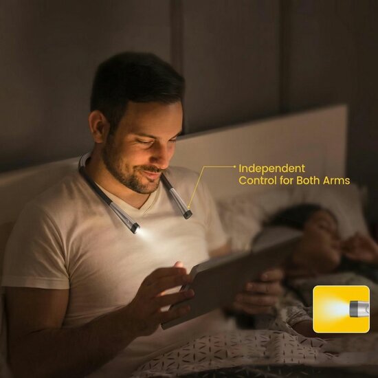 TechProtection nek leeslamp voor tablet, e-reader of boeken
