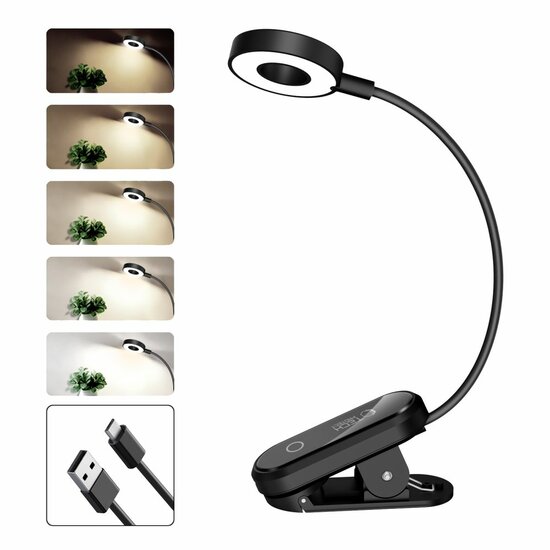 TechProtection clip leeslamp voor tablet, e-reader of boeken