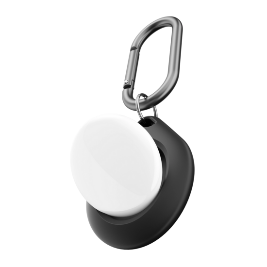 KeyBudz Secure Dock AirTag hanger zwart 2 pack