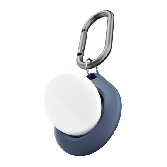 KeyBudz Secure Dock AirTag hanger blauw 2 pack