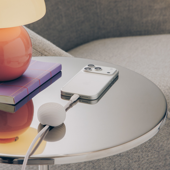 Twelve South CableStay USB-C kabel met houder slate