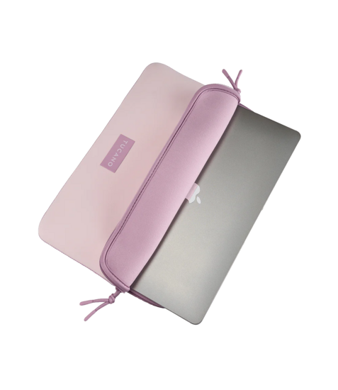 Tucano One MacBook Neo 13 inch sleeve roze