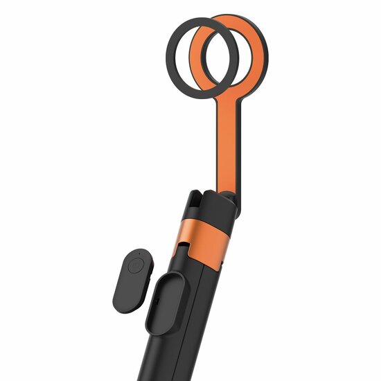TechProtection View MagSafe Bluetooth Selfie Stick Tripod zwart