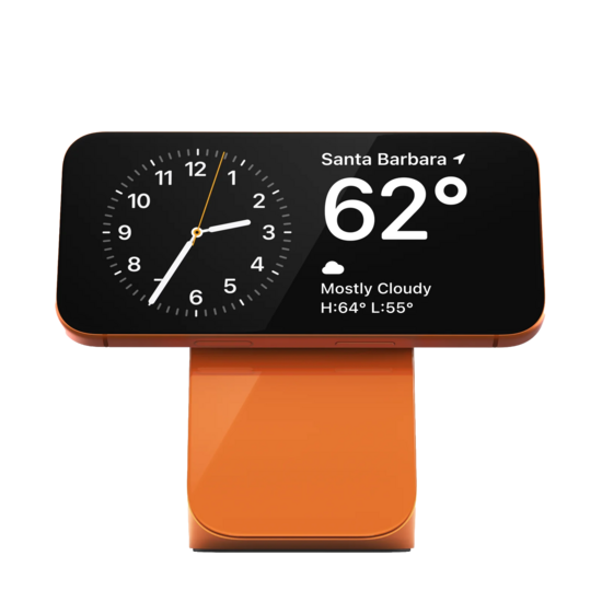 Nomad Stand One 25  watt MagSafe 2 in 1 oplader oranje