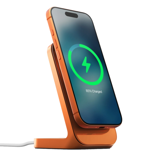 Nomad Stand One 25  watt MagSafe 2 in 1 oplader oranje