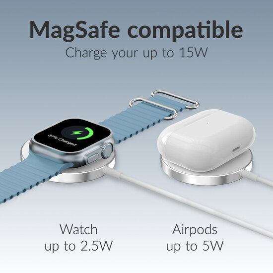 Mobilize 3 in 1 MagSafe oplader en kabel